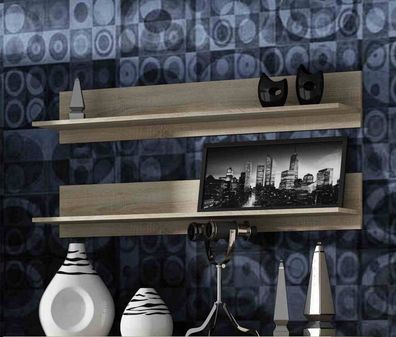 Hängeregal Soho S-5 modernes Wohnzimmer Sonoma Eiche