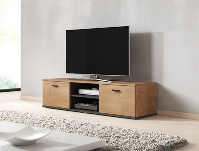 Fernsehschrank Soho S-4 modernes Wohnzimmer Lefkas Eiche