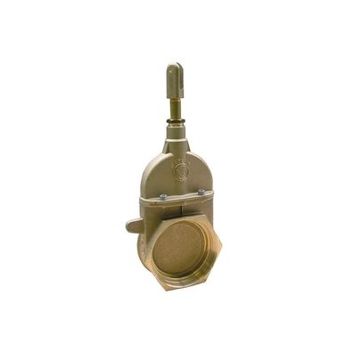 MZ Gülleschieber 5" - Messing - Gew./Gew. - 5 Zoll Gülle Flachschieber * AKTION*