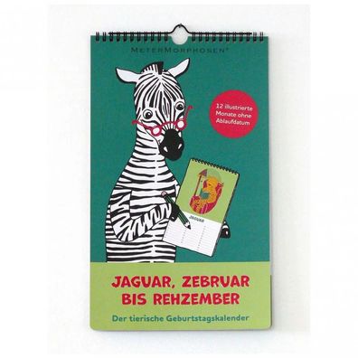 Kalender - Jaguar, Zebruar bis Rehzember