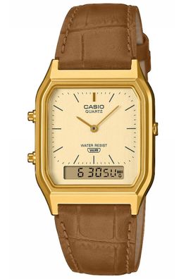 Casio Collection Edgy Armbanduhr Ana-Digi Goldfarben AQ-230EGL-9AEF