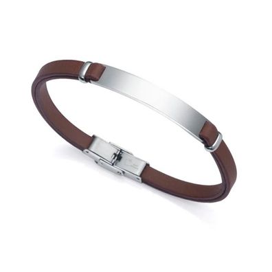 Viceroy Stylisches Armband aus braunem Kunstleder Eco 75343P01011