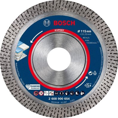 Expert HardCeramic Diamanttrennscheiben 115 x 22,23 x 1,4 x 10  m - 2608900654