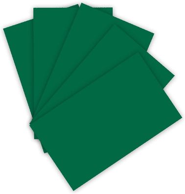 folia 6122/4/58 - Tonkarton 220 g/m², Bastelkarton in tannengrün, DIN A4, 100 Blatt,