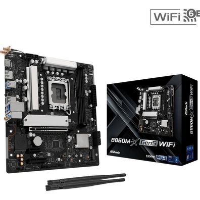 ASRock B860M-X WiFi R2.0, 1851 mATX HDMI/DP, DDR5