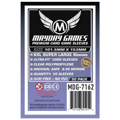 Premium XXL Super Large Sleeves (50 Stück) 101.5x153mm - 7162 - Kartenhüllen