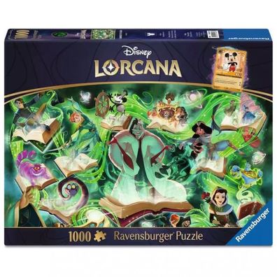 Puzzle - Disney Lorcana – Glimmers of the Realm - Emerald - 1000 Teile