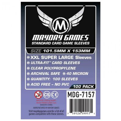 Standard XXL Super Large Sleeves (100 Stück) 101.5x153mm - 7157 - Kartenhüllen