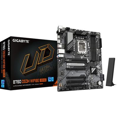 Gigabyte B760 DS3H WiFi6E GEN5, (B760, 1700, TX,