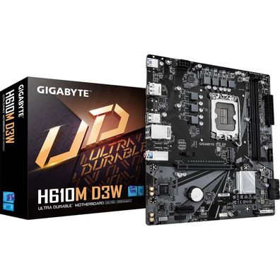 Gigabyte H610M D3W, (H610, 1700, ATX, DR5