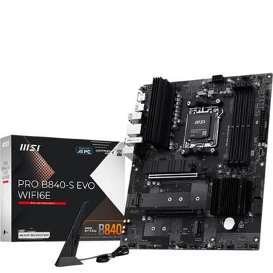 MSI Pro B840-S Evo Wifi6E, (B840, M5, TX, DR5)