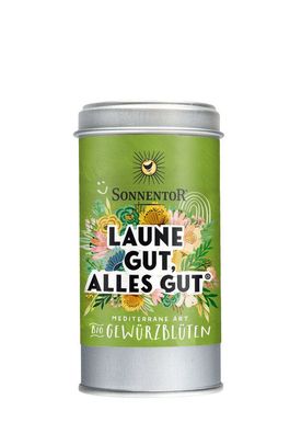 6x Sonnentor Laune gut, alles gut® Gewürzblüten, Streudose 25g