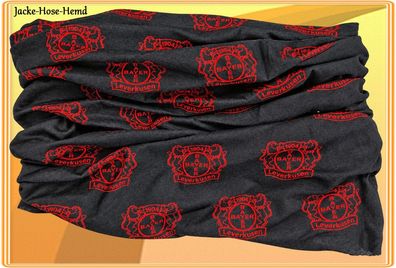 Multifunktionstuch Bayer 04 Leverkusen Rot Schwarz Logo Löwe Loop Gr: 24x50cm NEU