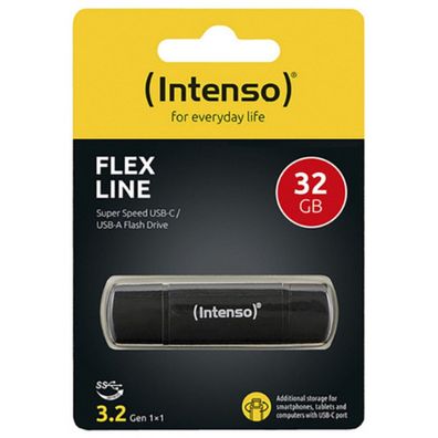 Intenso USB Stick Flex Line 32GB USB 3.2 GEN 1X1 Black