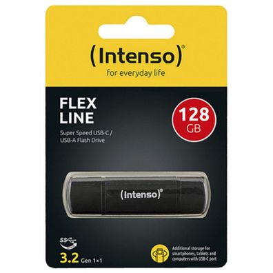 Intenso USB Stick Flex Line 128GB USB 3.2 GEN 1X1 Black