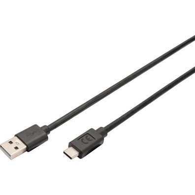 Assmann Electronic Ak--030-S Usb Cable 3 M Usb 2.0 Usb C Usb A Black