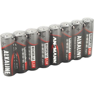 8 Ansmann Batterien Red Alkaline Mignon AA 1,5 V