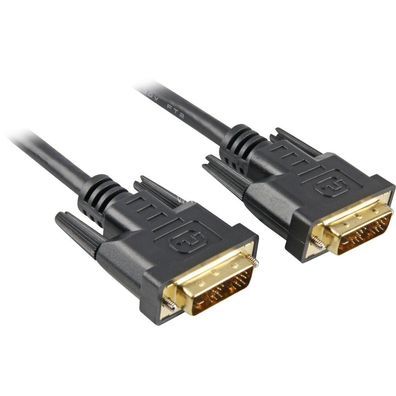 Kabel DVI-D > DVI-D (schwarz, 3 Meter, Single Link, 18 + 1)