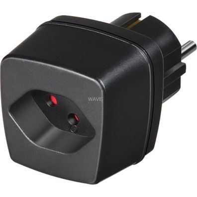 Brennenstuhl Adapter Travel Stecksystem DE/Aufsatz CH