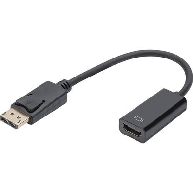 Digitus DisplayPortKabel DPort -> HDMI-A St/Bu 0.15m 1.1a