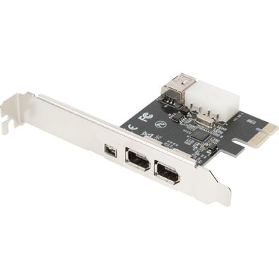 Digitus PCI Expr Card 2x Firewire400 ext, + 1x FW400 int