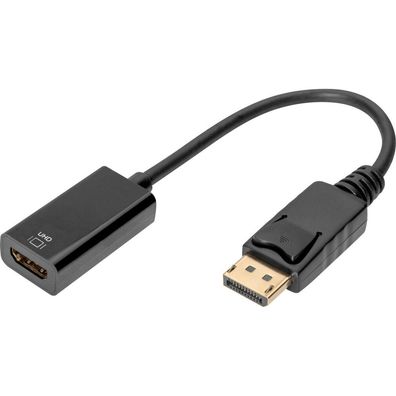Digitus DisplayPort Adapter DPort -> HDMI St/Bu 0,2m aktiv