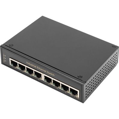 Digitus Switch Ind. 8-Port Gigabit Unmanaged schwar