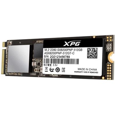ADATA XPG SX8200 Pro 512 GB, SSD (PCIe 3.0 x4, NVMe 1.3, M.2 2280)