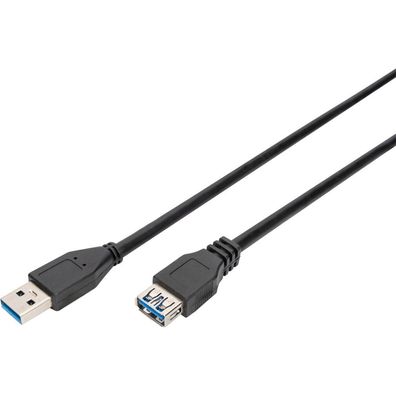 Digitus USB -3.0-Verlängerungskabel, 1,8m, schwarz