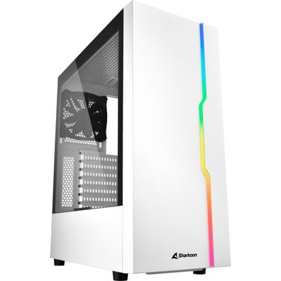Sharkoon Gehäuse RGB Slider ATX 1xGlas weiß