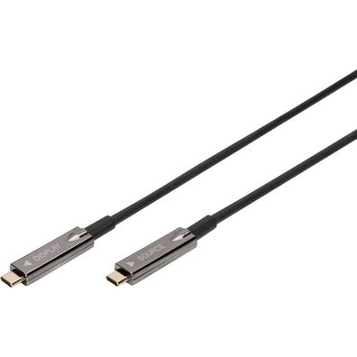 Digitus 4K USB 3.1 Typ - C AOC AV-Anschlusskabel, 10m