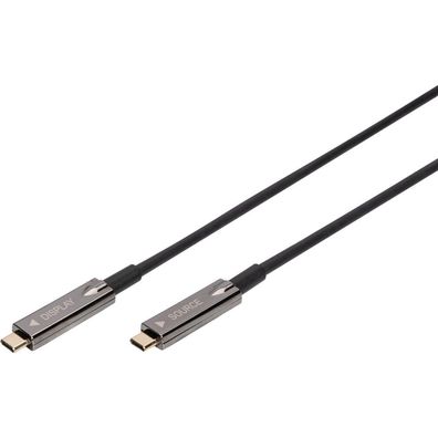 Digitus 4K USB 3.1 Typ - C AOC AV-Anschlusskabel, 15m