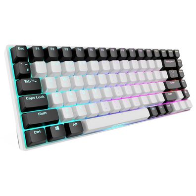 Skiller SGK50 S3 (weiß, RU-Layout, Gateron Yellow)