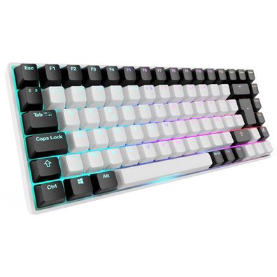 Skiller SGK50 S3 (weiß, PT-Layout, Gateron Yellow)
