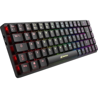 PureWriter W65 (schwarz, DE-Layout, Kailh Choc V2 Low Profile Red)