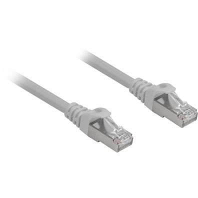 Patchkabel RJ45 Cat.6a SFTP (grau, 2 Meter, LSOH (Halogenfrei))