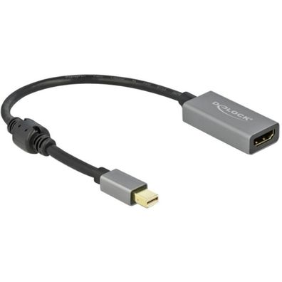 Delock DELOCK Aktiver mini DisplayPort 1.4 zu HDMI Adapter 4K 60 Hz