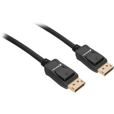 Kabel Displayport 1.4 (Stecker > Stecker) 8K (schwarz, 1 Meter)