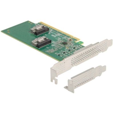 Delock DELOCK PCI Express 4.0 x16 Karte zu 4 x SFF-8639 NVMe