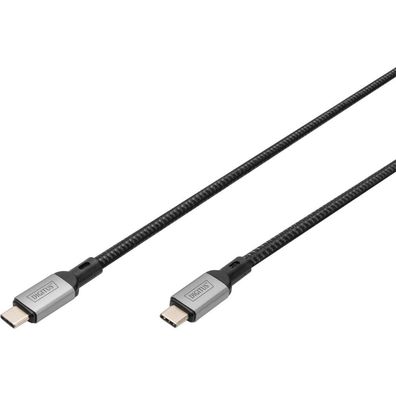 Digitus USB 4.0 Typ-C Kabel 3m AL-Geh. PP braid 4K/60Hz PD3.0