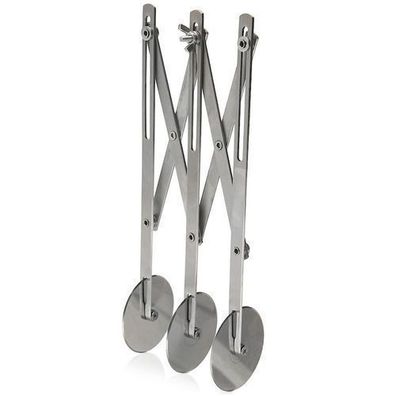 Dreifach-Teig- und Nudelrad aus Stahl 5,5 cm