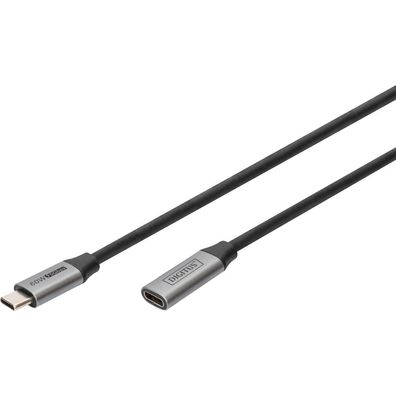 Digitus Verlängerungskabel USB3.0/C ->, C St/St 1m schwarz