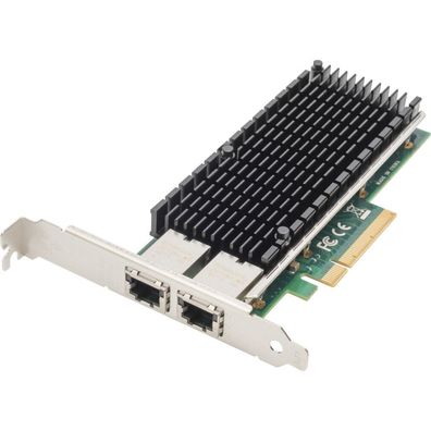 Digitus PCI Expr Card 2x Cat6a RJ45 High+Lowprofile