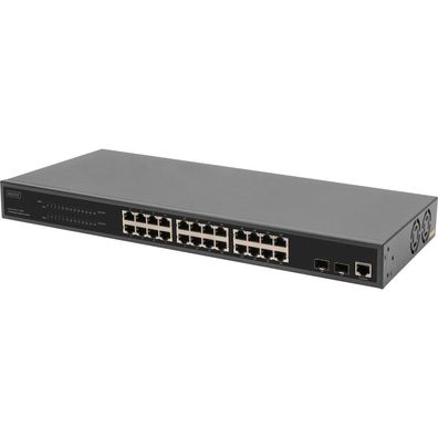 Digitus Switch 24 Port L2 Managed Gigabit Ethernet PoE