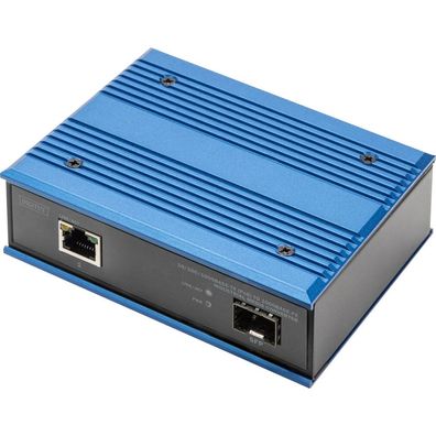 Digitus 10/100/1000Base-TX PoE to 1000Base-FX Converter