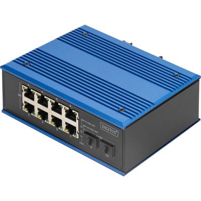 Digitus Switch 8 + 2 -Port Gigabit, Ethernet PoE 20 km