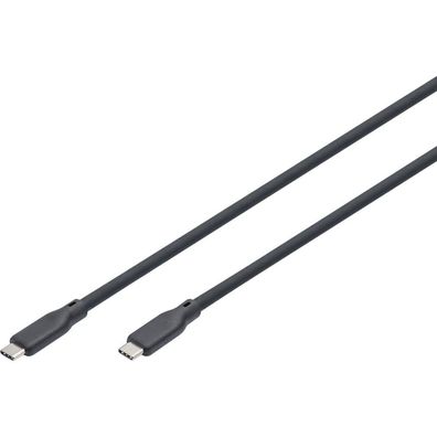 Digitus USB 4.0 Anschlusskabel Typ C -C Silikon St/St 2m, s