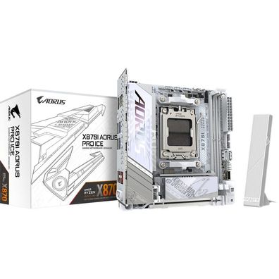 Gigabyte X870I AORUS PRO ICE, (X870, M5, ITX, DR5)