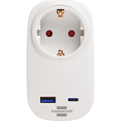 Brennenstuhl Steckdosenadapter + USB Charger PD