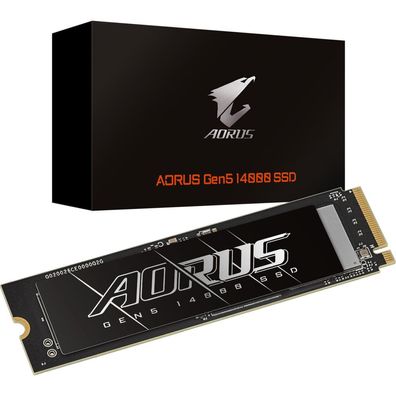 SSD, 4TB Gigabyte AORUS GEN5 14000 M.2, PCI-E, NVMe